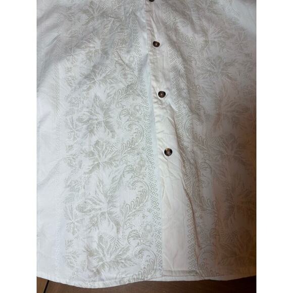 Tommy Bahama mens XL button down shirt white button down in great condition - Picture 6 of 8